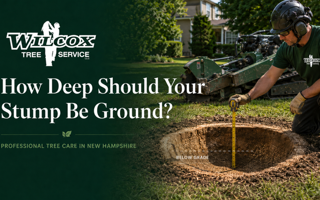 How Deep Should Your Stump Be Ground?