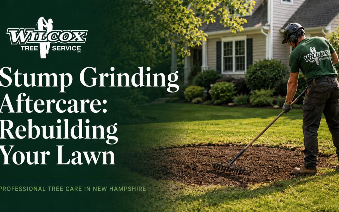 Stump Grinding Aftercare: Rebuilding Your Lawn