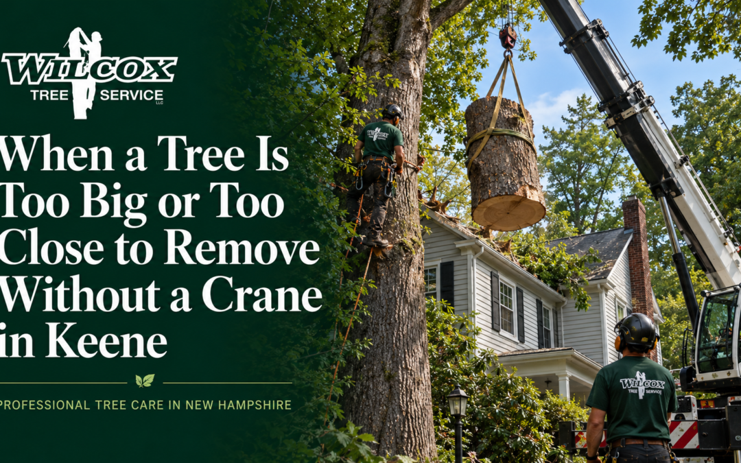 When a Keene Tree Is Simply Too Big or Too Close for a Standard Removal